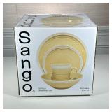 NIB SANGO DISH SET FOR 4 | New in box Rio Yellow sango dish set for 4 including: 4 Dinner Plates, 4 