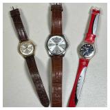 (3pc) WRISTWATCHES | Including; Torino 2006 Swatch, Kenneth Cole New York, and Bulova Watch - h. 10 