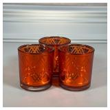 (3pc) CANDLE HOLDERS | h. 3.5 in.