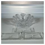 CUT CRYSTAL BOWL | h. 4.5 x dia. 9 in.