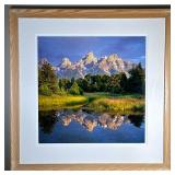 STUART RUGG MOUNTAIN PHOTOGRAPH | "24 x 24 in. Sight. Signed lower right - h. 35 x w. 35 in."