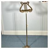 BRASS MUSIC STAND | Dimensions: h. 48 x w. 12 x d. 8 in.