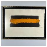 RICHARD SAN MARAZANO WATERCOLOR | Untitled Watercolor on paper 14 x 19.5 in. Sight Signed & dated “1