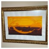 RICHARD SAN MARZANO WATERCOLOR | Sunset Watercolor on paper 28 x 39.5 in. Sight Signed & dated “1998