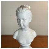 After Jean-Antoine Houdon (1741-1828) - Female Bust | Bust of Louise Brogniart in bisque porcelain, 