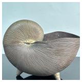Brass Nautilus Shell-Shaped Planter | Vintage (1950