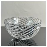 Tiffany & Co. Crystal Swirl Bowl | Vintage Tiffany & Co. "Joseph Riedel" crystal swirl bowl. - h. 3.