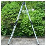 Fold-Away Step Ladder | Four folding sections that form an 8-foot trestle ladder and fold further in