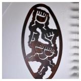 Metal Decorative Wall Art | Metal decorative wall art. - h. 21.5 x w. 11.5 in