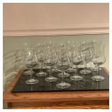 (12pc) Hurricane shape Wine Tasting Glasses | Set of twelve (12) hurricane shape wine tasting glasse