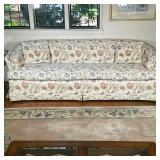 Pastoral/Cottage Style Upholstered Sofa | Vintage (mid century) pastoral/cottage style upholstered s