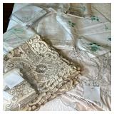 Table Linens Collection | Collection of table linens including placemats, napkins and tablecloths.