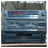 (3pc) Electronic Equipment | Electronic equipment including: Technics tape player, Technics AM/FM re