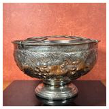 Silver Plate Champagne/Wine Cooler | Vintage (mid 20th c.) silver plate over brass champagne/wine co