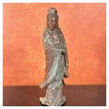 Tibetan/Buddhist Figure - Guanyin | Tibetan carved agarwood statue of Guanyin, a revered figure in B