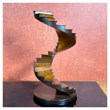 Miniature Model - Spiral Staircase | Miniature model of a wooden spiral staircase, often produced by