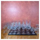 Collection Of Wine & Champagne Glasses | Red wine glasses = 6 count White wine glasses = 4 count Cou