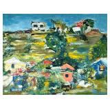 DAVID FRANCIS OIL PAINTING | St. Thomas Oil on canvas. 18 x 24 in. Canvas. Signed lower right, signe