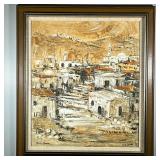 AHUVA SHERMAN (20TH/21ST CENTURY) OIL PAINTING | Oil on canvas. 25.5 x 22 in stretcher. Signed on bo