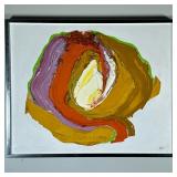 MARCIA SMITH ABSTRACT OIL PAINTING | Oil on canvas. 16 x 20 in stretcher. Signed lower right, signed