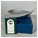 NIB ARTHUR COURT WAVE TRAY | New in box aluminum Wave Tray by Arthur Court Designs - h. 3.5 x w. 9 x