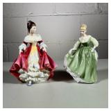 (2pc) ROYAL DOULTON FIGURINES | Including: Southern Belle HN 2229, and Fair Lady HN 2193 Dimensions: