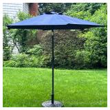 OUTDOOR UMBRELLA | Outdoor umbrella with stand and built-in LEDS - h. 90 x dia. 86 in