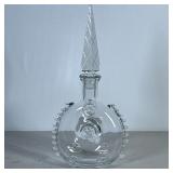 Remy Martin Decanter By Baccarat | Unique Cognac decanter engraved on the bottom. Stopper may not be