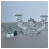 (2pc) Candle Stick Holders | Double taper candle holder - holds two candles. Includes additional sin