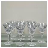 (10pc) Waterford Crystal - Red Wine Glasses | Vintage (mid 20th c.) Waterford Crystal "Glenmore" pat