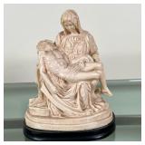 Carved Statue - "Pieta" or "The Pity" | Small statue, most likely a replica/reproduction of Michelan