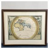 After Vincenzo Coronelli (Italian, 1650-1718) Print/Map - "Plansifero" | Print of "Planisfero del Mo
