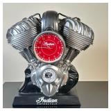 Indian Motorcycle "Twin V" Engine Clock | Indian Motorcycle Thunderstroke limited edition "120th Ann