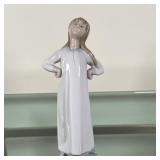 Llardro Figurine - "Girl Stretching" | Lladro figurine, titled "Girl Stretching" (#4872). - h. 8 x w