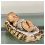 Goebel Hummel Figurine - "Baby Jesus" | Goebel Hummel "Baby Jesus" figurine, part of a larger Nativi