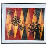 POP ART PRINT | Abstract giclee print. Giclee on paper. 19.5 x 25.5 in. Sight. Unsigned - h. 24.25 x