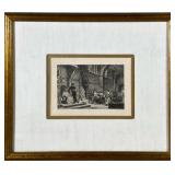 EUGENE DELACROIX (18TH/19TH CENTURY) ANTIQUE FRENCH LITHOGRAPH | Les Deux Foscari Labeled on verso. 
