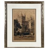 HENRY SHEPPARD DALE (19TH/20TH CENTURY) SIGNED ANTIQUE LITHOGRAPH | Antique lithograph. 13 x 9 in. S