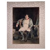NAPOLEON PRINT | Unframed Napoleon Bonaparte print. 13.5 x 10 in. Sight - h. 18 x w. 14 in