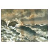 H. MAYLATH (20th Century) | Stormy seascape. Pastel on paper. Signed and dated 1906 lower left. 20.5