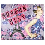 ANDRE LANOUX (20TH/21ST CENTURY) GICLEE | Modern Miss. Giclee on stretched canvas. Signed on verso -