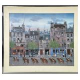 Michel Delacroix (20TH/21ST CENTURY) Print | La Garde Republicaine. Print signature bottom right. 17