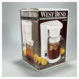 NIB WEST BEND ICED TEA MAKER | New in box West Bend 2-Quart Ice Tea Maker, model No. 68002 Dimension