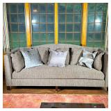 Long Contemporary Couch Baker Archtype | Part of the Motif Designs Furniture Collection by Vanguard 