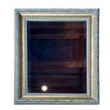 Gilt Finish Wall Mirror | With beveled glass, gilt carved wood or composite frame - h. 32 x w. 23.75