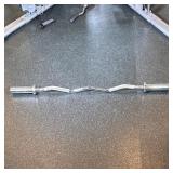 CURLING BAR | Free weight curling bar - no weights Dimensions: l. 47.5 in
