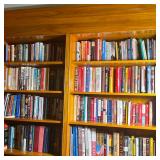 Large lot of Books Including Finance, Reference And And Pleasure Reading | 8 shelves of hardcovers a