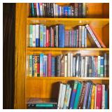 Books including Harry Potter, Sherlock Holmes And Watership Down | Four shelves of books including T