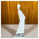 Lladro “Doctor” | Tall statue of a doctor with stethoscope. Model number 4602, marked on bottom. Dim