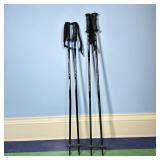 (4pc) Children’s Scott Ski Poles | Two pairs of kids ski poles with strapped handles. Both sets by S